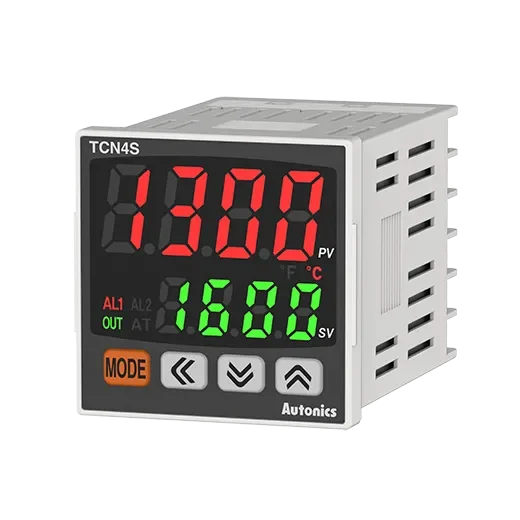 Control de temperatura Autonics para uso industrial.